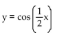 Determine the equation of the function that is graphed. -  A)  y = 2 sin x B)    C)  y = cos 2x D)   