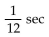 Solve the problem. -The motion of a spring-mass system is described by the equation   where y is the distance in feet from the equilibrium position and t is time in seconds. If the weight is 23 feet from the ceiling in a state of Equilibrium, find the time at which the weight first passes the equilibrium position. A)  1 sec B)  6 sec C)    D)   
