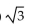 Find the exact value of the following expression without using a calculator. -tan (60°)  A)    B)    C)    D)   