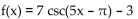 Find the requested characteristic. -Find the range for the graph of   A)    B)    C)    D)   