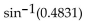 Find the approximate value of the expression with a calculator. Round the answer to two decimal places when necessary. -  A)  2.64 B)  0.5 C)  1.07 D)  3.65