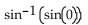 Find the exact value of the composition. -  A)  0 B)  Undefined C)    D)   