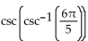 Find the exact value of the composition. -  A)  -1.7 B)    C)    D)   