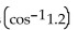 Use a calculator to find the approximate value of the composition. Round answers to four decimal places. The expression may be undefined. -cos   A)  Undefined B)  -1.2 C)  0 D)  1.2