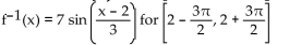 Find the inverse of the function and state its domain. -f(x)  =   A)    B)    C)    D)   