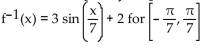 Find the inverse of the function and state its domain. -f(x)  =   A)    B)    C)    D)   