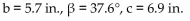 Solve the right triangle with the given sides and angles. -  A)    B)    C)    D)   