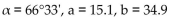 Solve the right triangle with the given sides and angles. -  A)    B)    C)    D)   