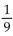 Find the function value. -Let f(x)  =   . Find f(2) . A)  9 B)    C)    D)   