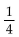Find the function value. -Let f(x)  =   . Find f(-1) . A)    B)  4 C)    D)  -4