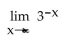 Use a graph or a table to find the limit. -  A)  100 B)    C)  0 D)   