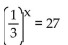 Solve the equation. -  A)    B)  {-3} C)    D)  {3}