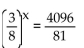 Solve the equation. -  A)  {4} B)    C)    D)  {-4}