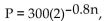 Solve the problem. -The amount of particulate matter left in solution during a filtering process is given by the equation   where n is the number of filtering steps. Find the amounts left for n = 0 and n = 5. (Round to the nearest whole number.)  A)  300; 9 B)  300; 19 C)  600; 19 D)  300; 4800
