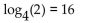 Write the equation as an equivalent logarithmic equation. -  A)    B)    C)    D)   