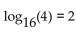 Write the equation as an equivalent logarithmic equation. -  A)    B)    C)    D)   