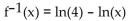 Find the inverse of the function. -  A)    B)    C)    D)   