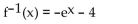 Find the inverse of the function. -  A)    B)    C)    D)   