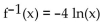 Find the inverse of the function. -  A)    B)    C)    D)   