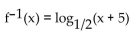 Find the inverse of the function. -  A)    B)    C)    D)   
