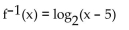 Find the inverse of the function. -  A)    B)    C)    D)   