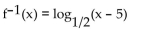 Find the inverse of the function. -  A)    B)    C)    D)   