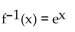 Find the inverse of the function. -  A)    B)    C)    D)   