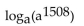 Simplify the expression. -  A)    B)    C)  1 D)  1508