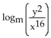 Rewrite the expression as a single logarithm. -  A)    B)    C)    D)   