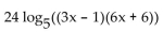 Rewrite the expression as a single logarithm. -  A)    B)    C)    D)   