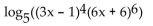 Rewrite the expression as a single logarithm. -  A)    B)    C)    D)   