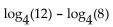 Rewrite the expression as a single logarithm. -  A)    B)    C)    D)   
