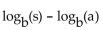 Rewrite the expression as a single logarithm. -  A)    B)    C)    D)   
