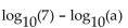 Rewrite the expression as a single logarithm. -  A)    B)    C)    D)   
