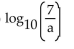 Rewrite the expression as a single logarithm. -  A)    B)    C)    D)   
