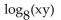 Rewrite the expression as a sum or difference of logarithms or multiples of logarithms. -  A)    B)    C)    D)   