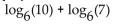 Rewrite the expression as a sum or difference of logarithms or multiples of logarithms. -  A)    B)    C)    D)   