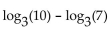 Rewrite the expression as a sum or difference of logarithms or multiples of logarithms. -  A)    B)    C)    D)   