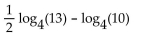 Rewrite the expression as a sum or difference of logarithms or multiples of logarithms. -  A)    B)    C)    D)   