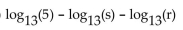 Rewrite the expression as a sum or difference of logarithms or multiples of logarithms. -  A)    B)    C)    D)   