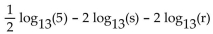 Rewrite the expression as a sum or difference of logarithms or multiples of logarithms. -  A)    B)    C)    D)   