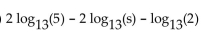 Rewrite the expression as a sum or difference of logarithms or multiples of logarithms. -  A)    B)    C)    D)   