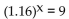 Use a graphing calculator to solve the equation. Round to two decimal places. -  A)  2.05 B)  14.8 C)  0.07 D)  18.25