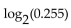 Use a calculator and the base-change formula to find the logarithm to four decimal places. -  A)  7.8431 B)  -1.9714 C)  -0.5935 D)  -0.5072