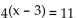 Solve the equation. If necessary, round to thousandths. -  A)  4.012 B)  -1.270 C)  5.750 D)  4.730