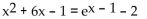 Solve the following graphically. If necessary, round answers to the nearest thousandth. -  A)  -5.798, -0.116 B)  -5.786, -0.125 C)  -5.828, -0.114 D)  -5.033
