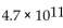 Solve the problem. -The half-life of an element is   yr. How long does it take a sample of the element to decay to   of its original mass? Use   where A0 is the initial amount, T is the half-life, and t is the time. (Express Results in scientific notation, rounded to the nearest hundredth.)  A)    B)    C)    D)   
