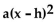 Write the quadratic function in the form y =   + k. -y =   - 12x + 29 A)    + 7 B)    + 7 C)    - 7 D)    - 7