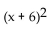 Write the quadratic function in the form y =   + k. -y =   - 12x + 29 A)    + 7 B)    + 7 C)    - 7 D)    - 7