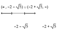 Solve the inequality. State the solution set in interval notation and graph it. -  A)    B)    C)    D)   